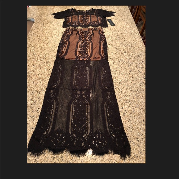 1 -Small LEFT! Crop top high waist dress - Picture 3 of 5